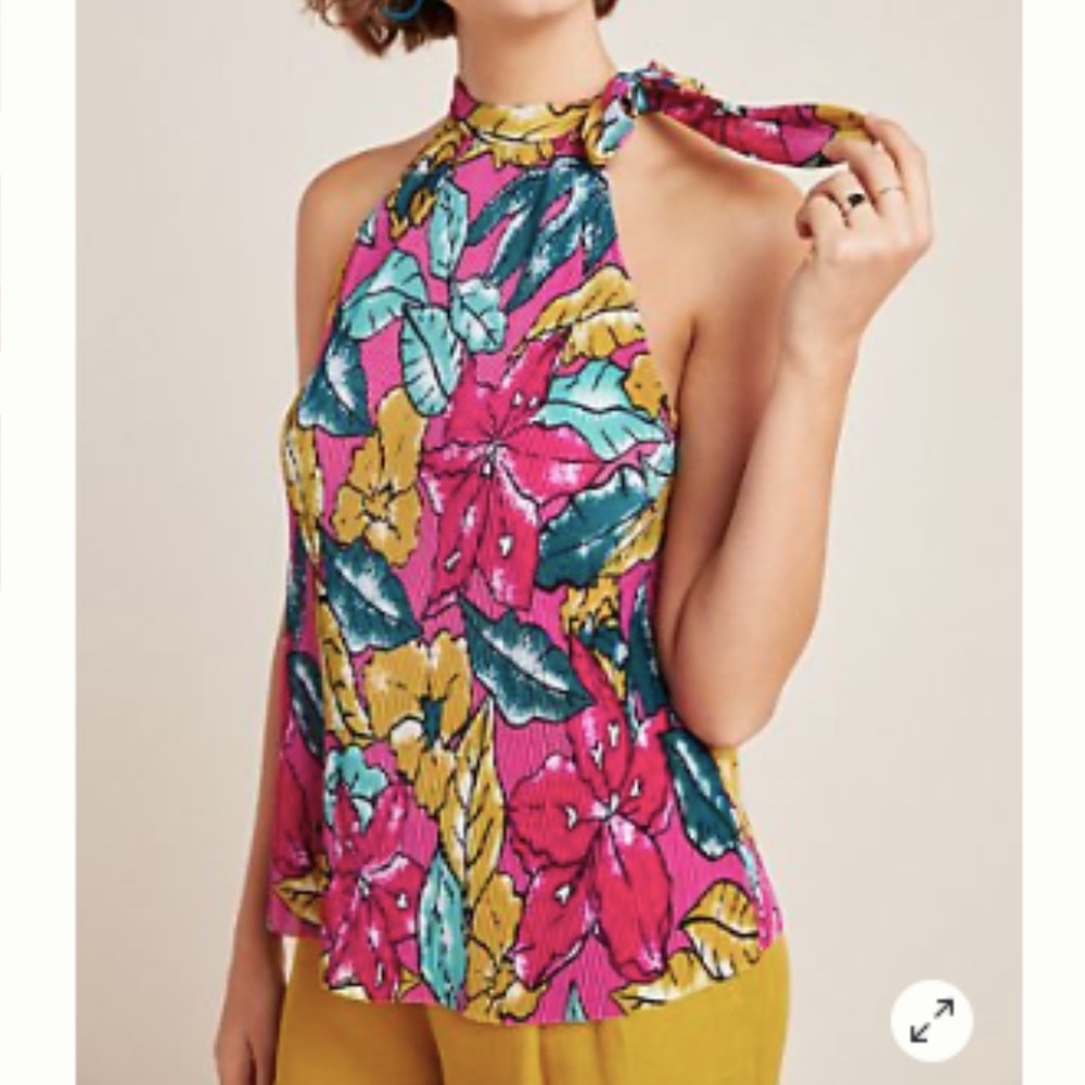Anthropology Maeve Glocester Floral Top